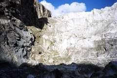 Фото 25 (L). Средн (втора) ступень ледопада Кундюм-Мижирги.